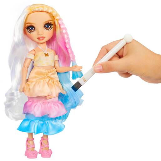Rainbow High Colour and Create Brown Eyes Watercolour Fashion Doll