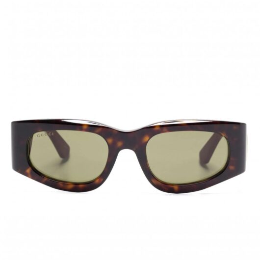 GUCCI EYEWEAR ICONIC INTERLOCKING GG SUNGLASSES Size: OS, colour: BLAC