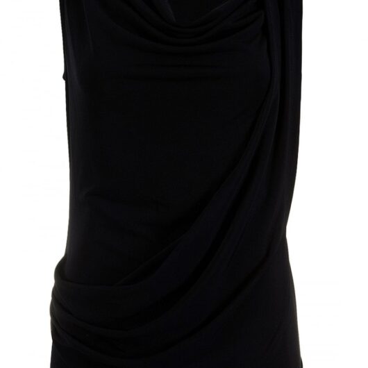 MICHAEL KORS MJ SL PLTD SHOULDER TOP Size: XXS, colour: NAVY