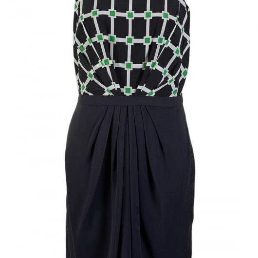 Michael Kors Gather Waist dress Size: 4, colour: GREEN