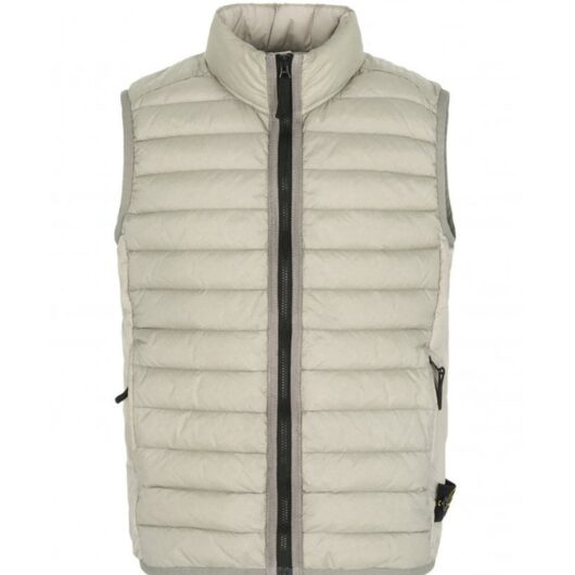 STONE ISLAND JUNIOR KIDS S0024 DOWN GILET Size: 12Y, colour: GREY
