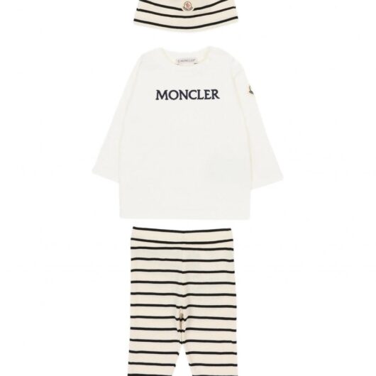 MONCLER ENFANT BABY 3 PIECES SET Size: 6/9M, colour: VARIOUS