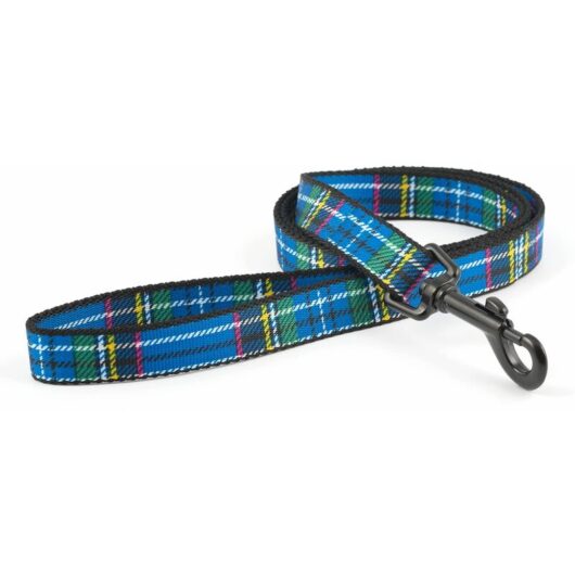 Ancol - Lead Tartan Blue - 3/4x4 - 804449