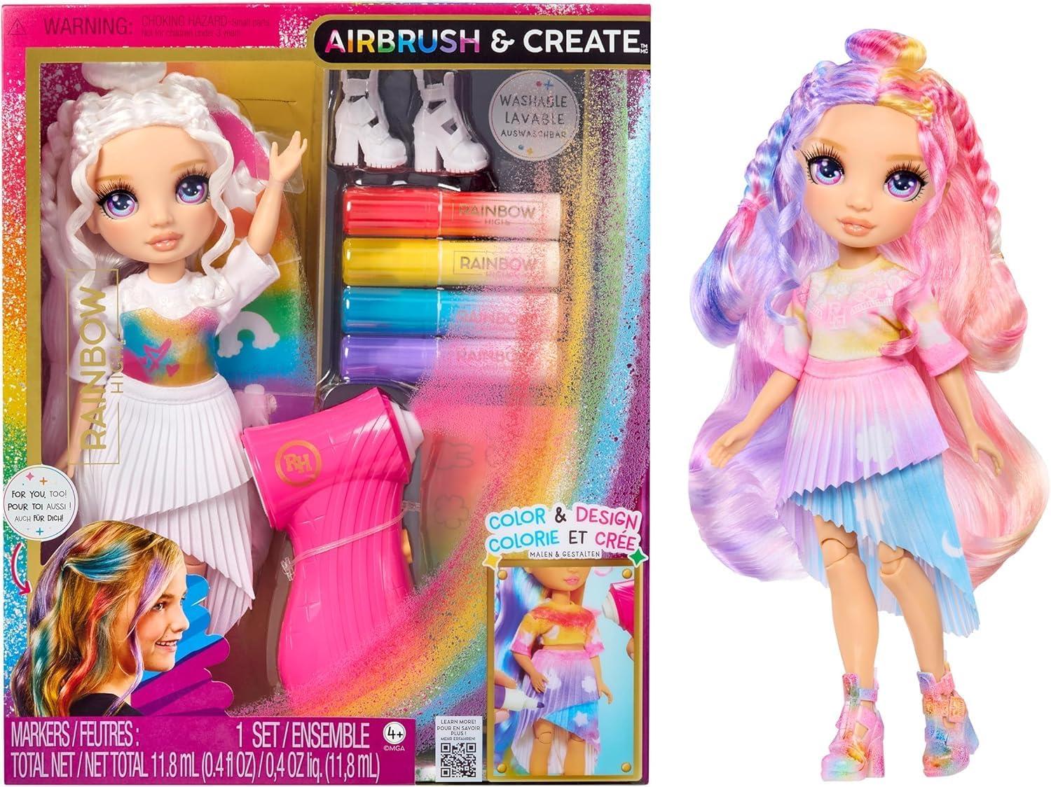 Rainbow High Air Brush and Create Fashion Doll