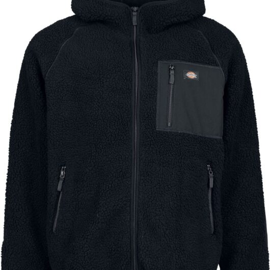 Dickies Central High Pile Hooded Jacket Mid-Season Jackets black