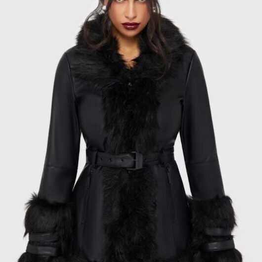 Killstar Night Owl Coat Coat black