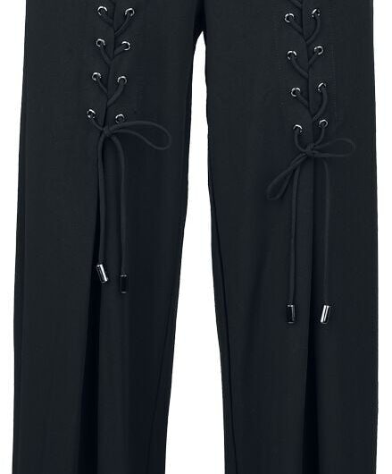 Killstar Nocturne Nights - Raven's Lament Trousers Cloth Trousers black