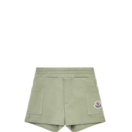MONCLER ENFANT BABY JERSEY SHORTS Size: 3Y, colour: GREEN