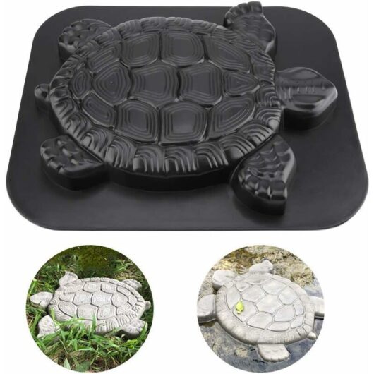 Never used] Turtle Paving Mold Plastic Paving Medium Concrete Molds Stones Stepping Stone Garden Driveway Mold Paving Path Mold Walk Maker 15.74 x