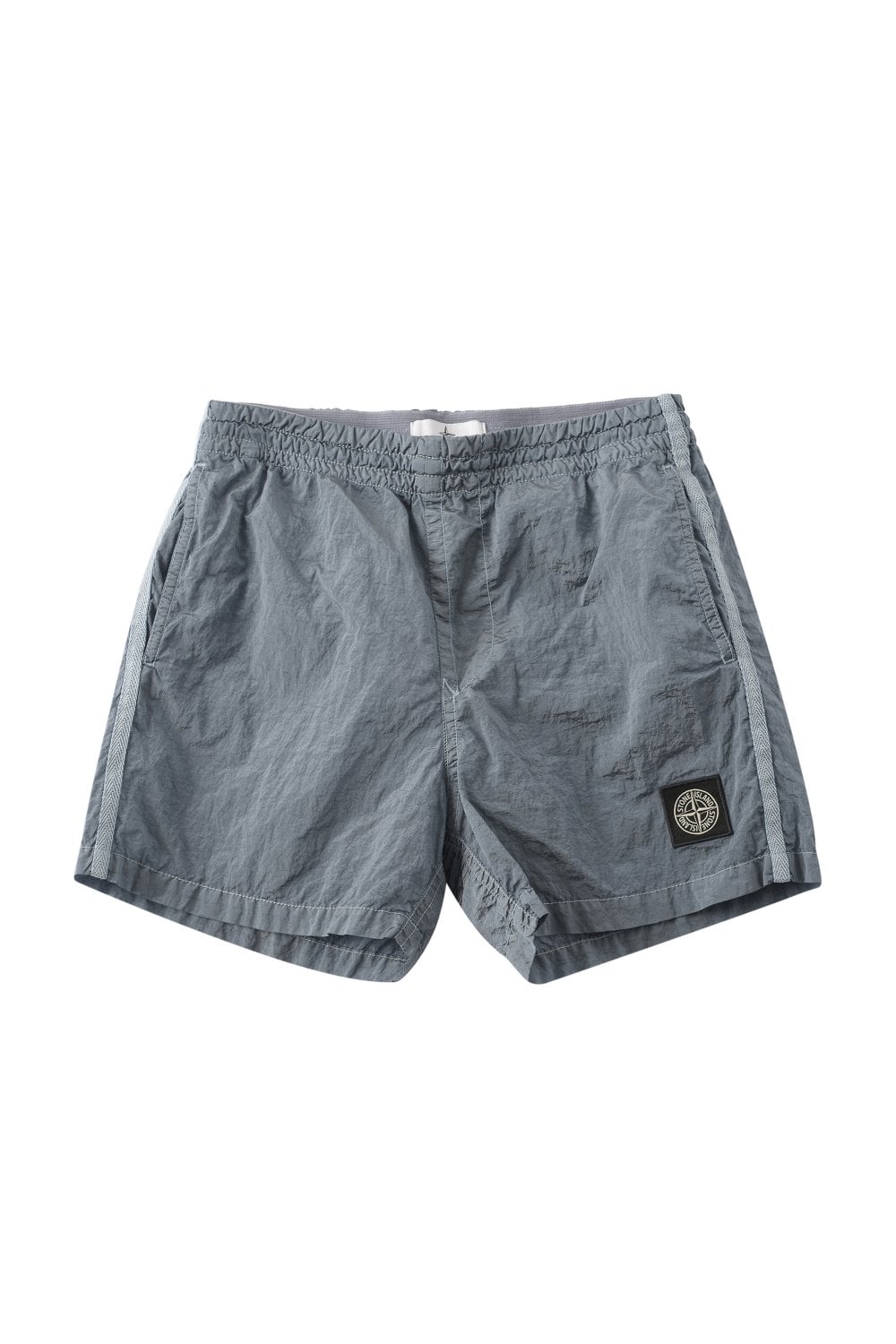 STONE ISLAND JUNIOR KIDS PATCH LOGO SWIMSHORTS Size: 14Y, colour: BLUE