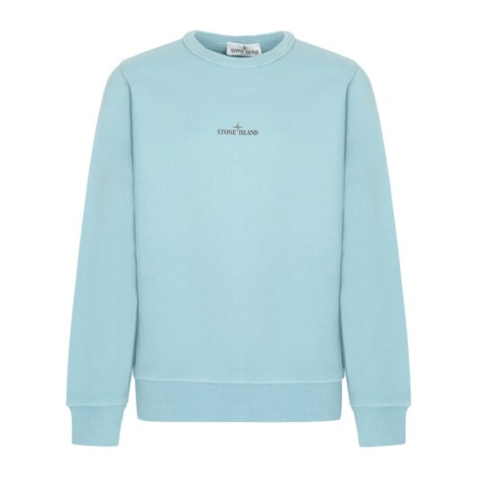 STONE ISLAND JUNIOR KIDS S0268 BRANDED SWEATSHIRT Size: 8Y, colour: BL