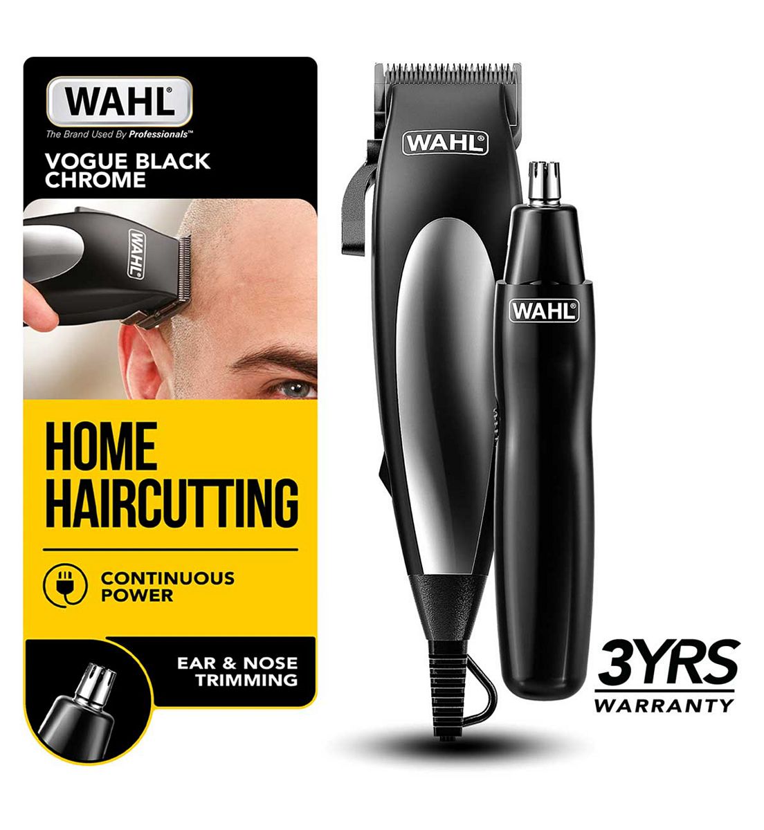 WAHL Clipper Kit Vogue Black Chrome