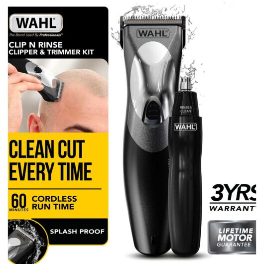 WAHL Clipper & Trimmer Kit Clip 'n Rinse